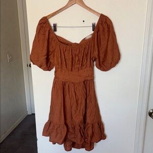 Altar'd State Brown Mini Dress